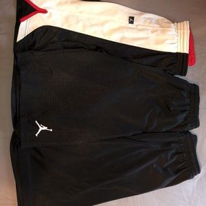 Air Jordan and Under Armor shorts